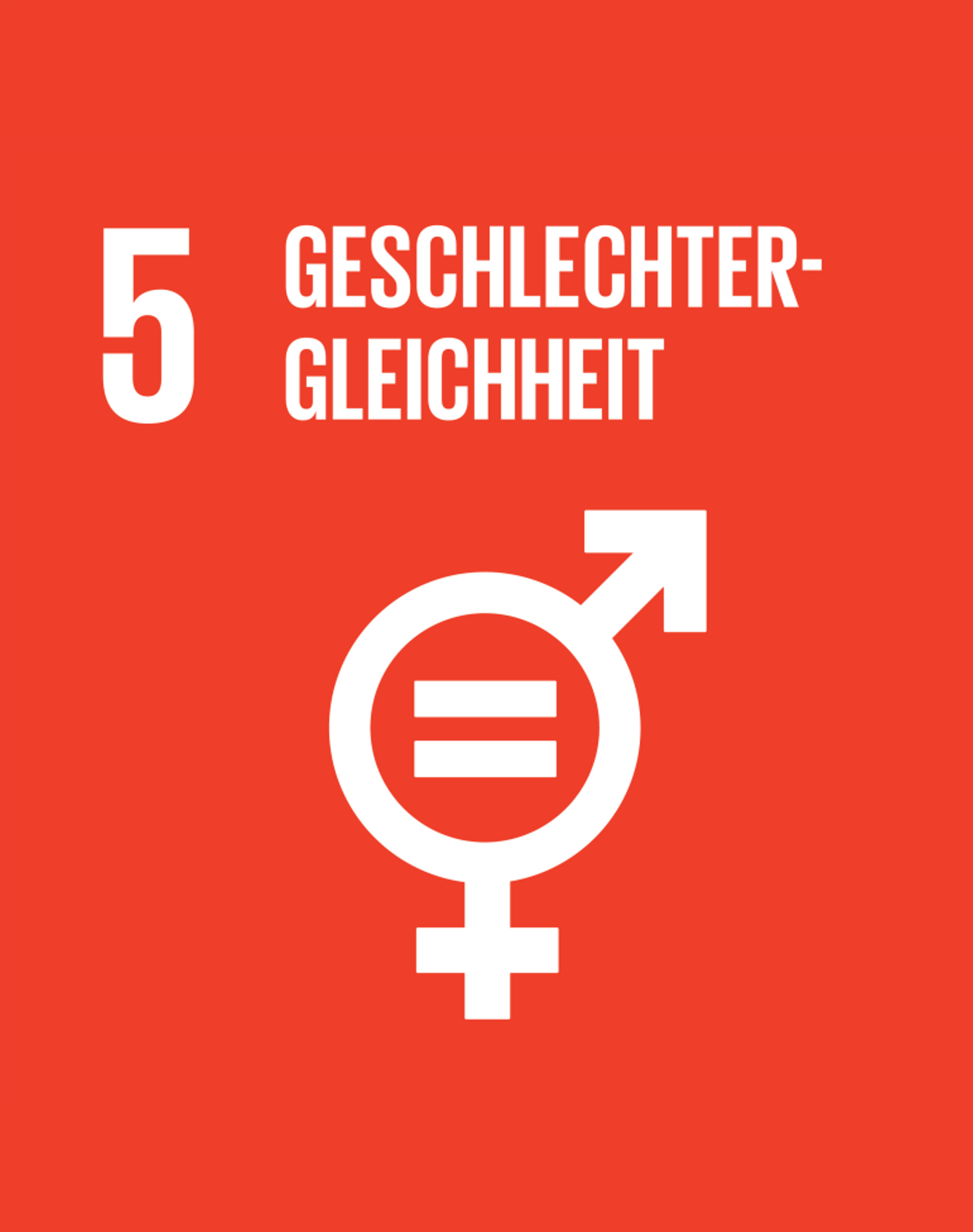 UN Nachhaltigkeitsziel Nummer 5 Geschlechtergleichheit